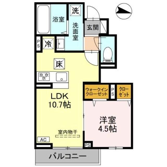 キャッスルヴュー山口の物件間取画像
