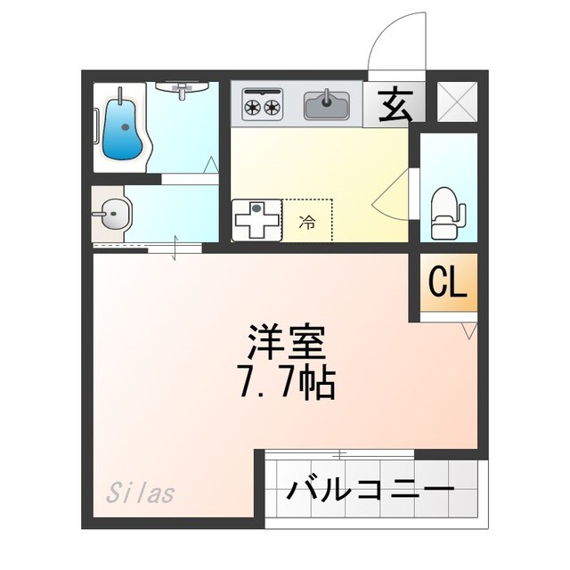 EN西ノ京二条の物件間取画像