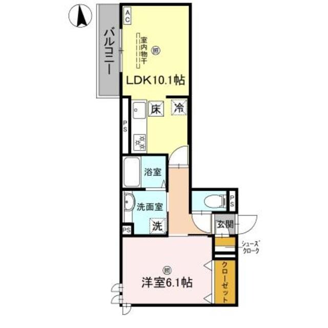 D-ROOM Sagarimatsuの物件間取画像