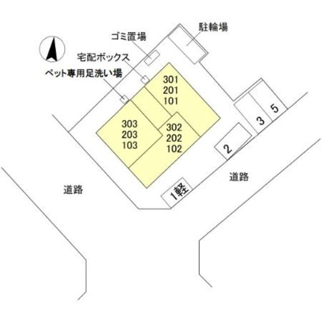 GRAMM六地蔵A棟の物件外観写真