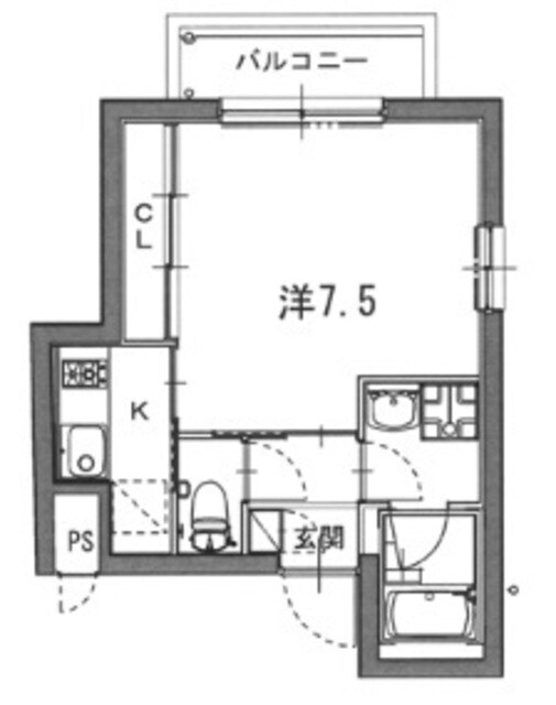 アフロディーテ千本中立売の物件間取画像