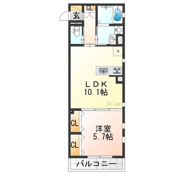 ユアメゾン御前の物件間取画像