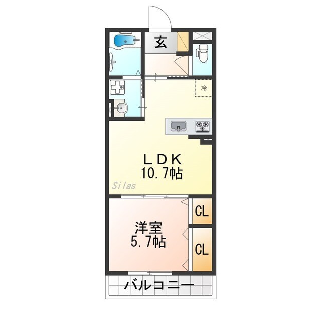 ユアメゾン御前の物件間取画像