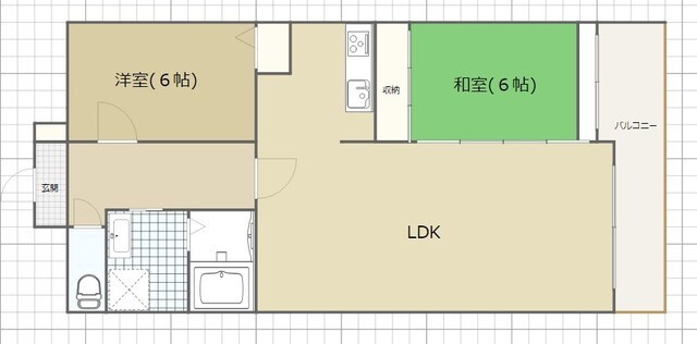 ボンエルフ嵯峨の物件間取画像