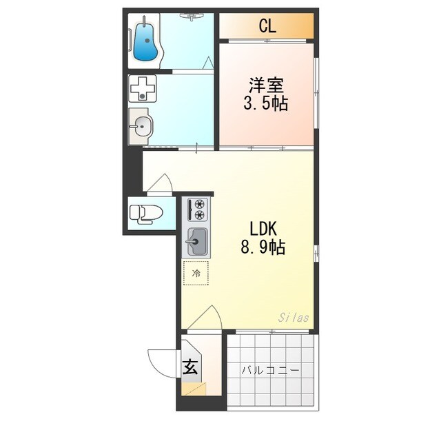 三永レジデンス京都の物件間取画像