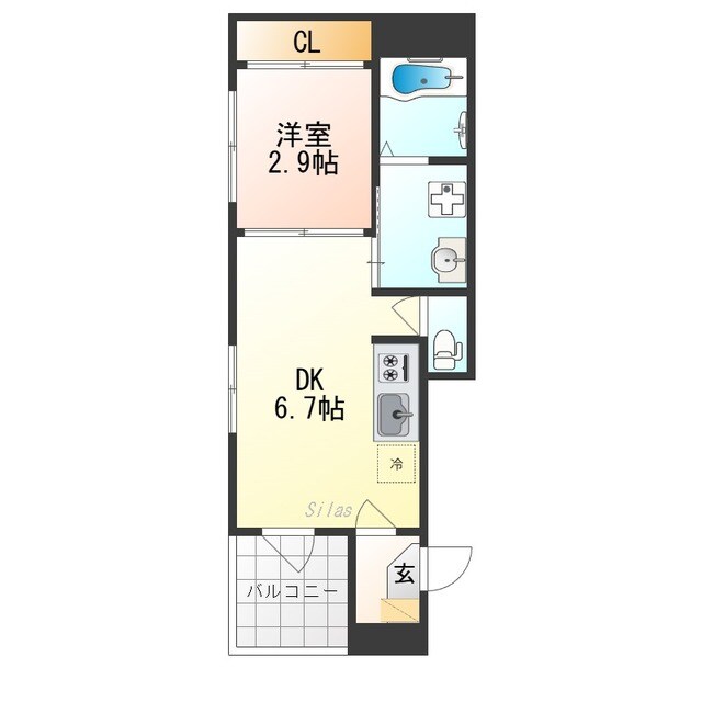 三永レジデンス京都の物件間取画像