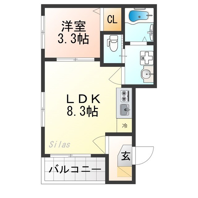 ハーモニーテラス花園寺ノ内町の物件間取画像
