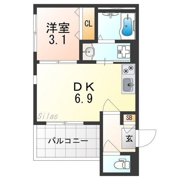 バルダ花園の物件間取画像