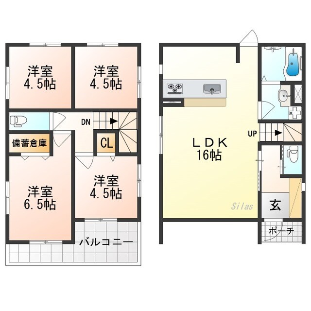京都市北区上賀茂北野原23号地の物件間取画像