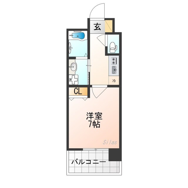 ベラジオ雅び京都西院Ⅱの物件間取画像