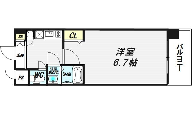 レジュールアッシュザ・パークロントの物件間取画像