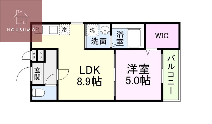 フジパレス河内山本ノースの物件間取画像