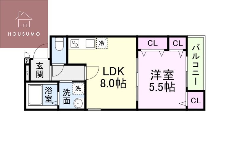 フジパレス河内山本ノースの物件間取画像