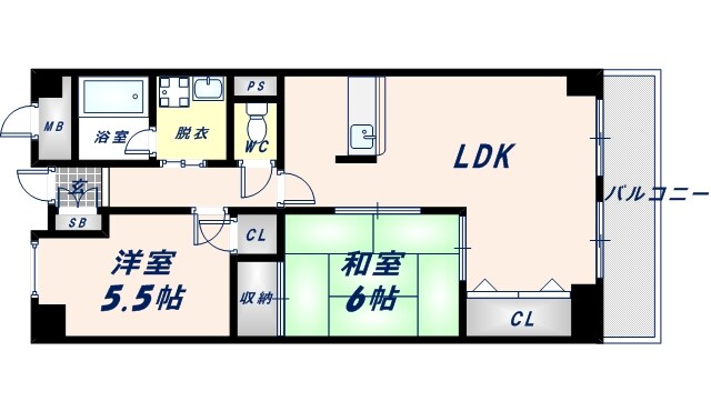 SENCE巽の物件間取画像
