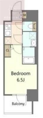 深江橋駅 徒歩7分 5階の物件間取画像