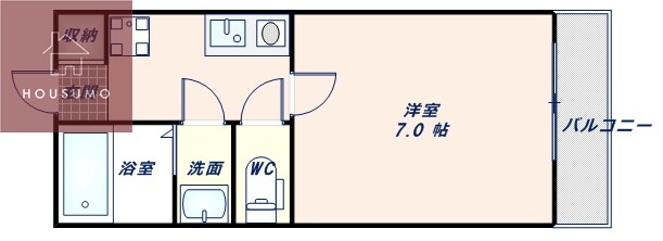 MPSハイツの物件間取画像