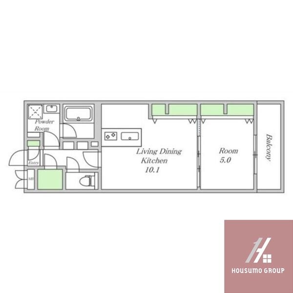 エスタジオ針中野の物件間取画像