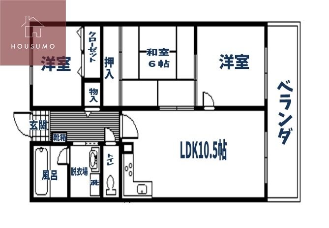 ジュビロ太平の物件間取画像