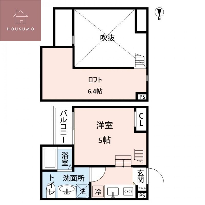 リヴェールの物件間取画像