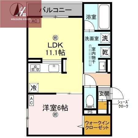 スペチアーレ背戸口の物件間取画像