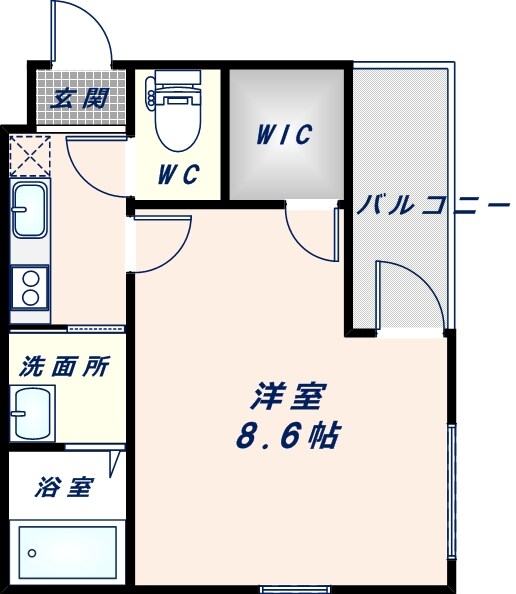 フジパレス鶴見Ⅴ番館の物件間取画像