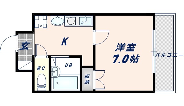 パークモダン高井田の物件間取画像