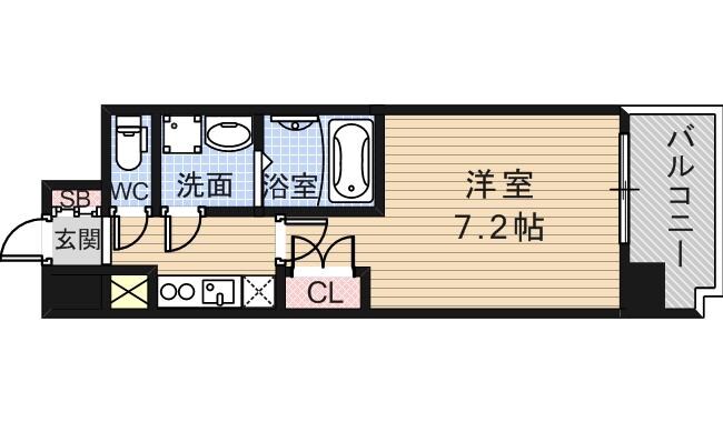 CASSIA高井田SouthCourtの物件間取画像