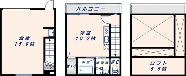 ＪＲ河内永和駅 徒歩11分 1-2階の物件間取画像