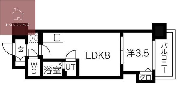 Mv.ms大阪新加美の物件間取画像