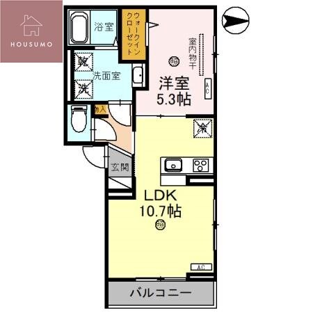 D-room平野Ⅳの物件間取画像