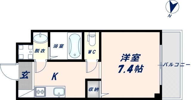 南巽駅 徒歩6分 3階の物件間取画像