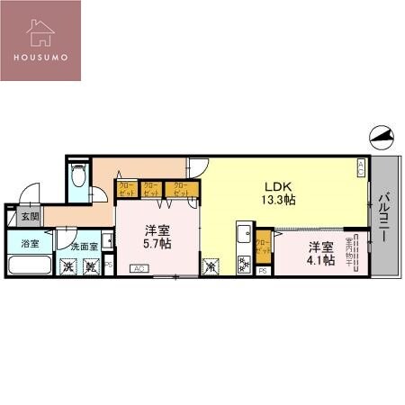 仮称）D-ROOM平野区平野本町5丁目PJの物件間取画像