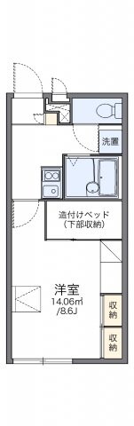 レオパレスＹＡＯの物件間取画像