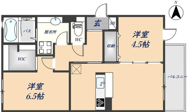フルリールの物件間取画像