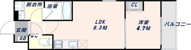 長田駅 徒歩7分 2階の物件間取画像