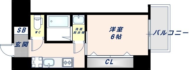 新深江駅 徒歩8分 2階の物件間取画像