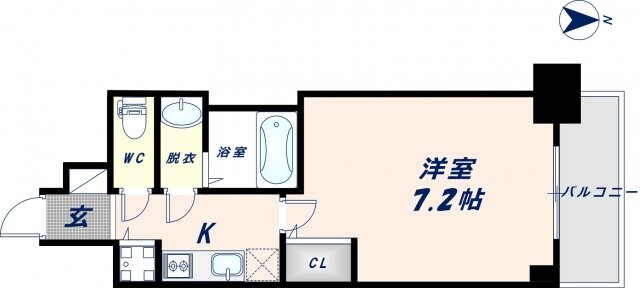 深江橋駅 徒歩7分 3階の物件間取画像