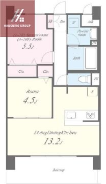 ディエスベアティ久宝寺口の物件間取画像