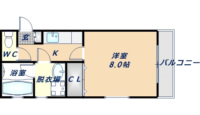 MSコートの物件間取画像