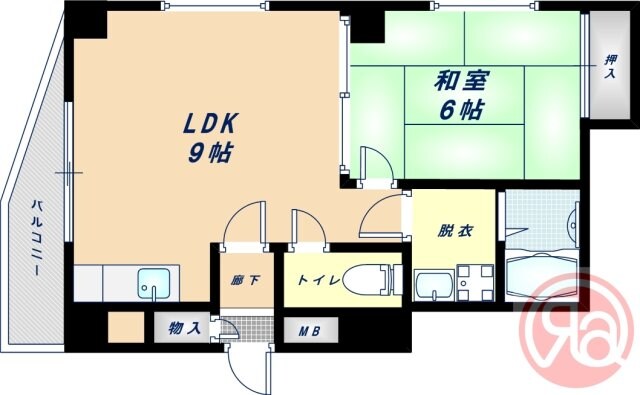 シティコート山坂の物件間取画像