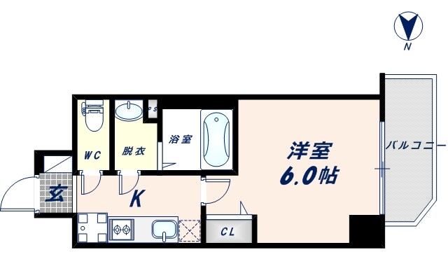 緑橋駅 徒歩5分 11階の物件間取画像