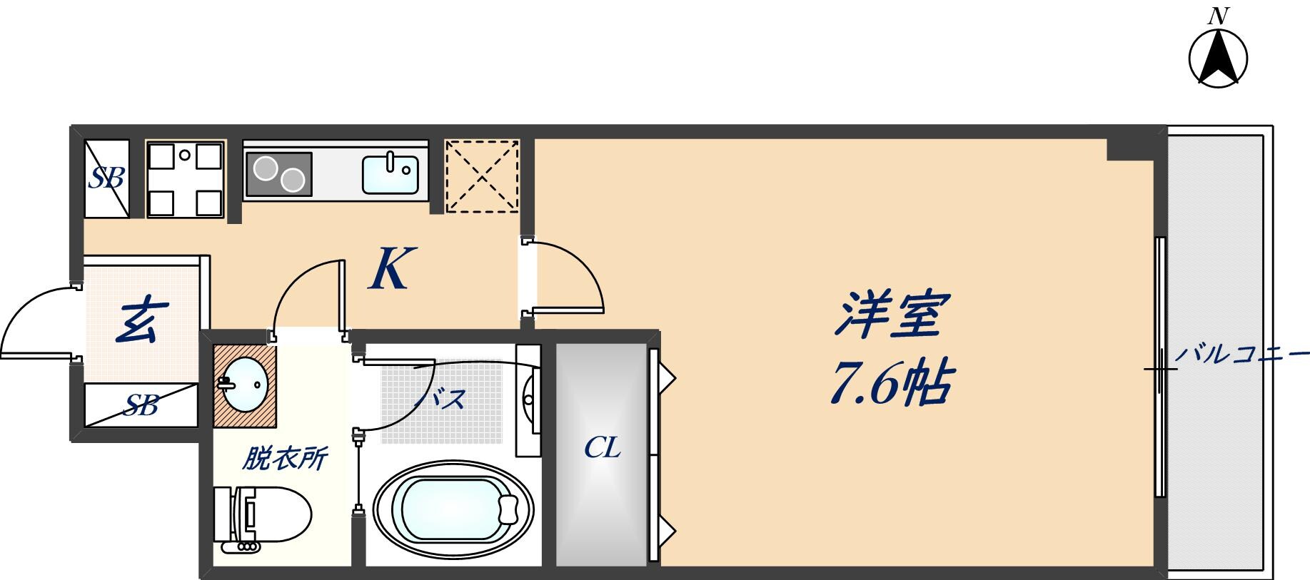 ベストレジデンス八尾の物件間取画像