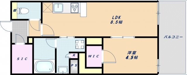PHOERME TENNOJI East(フェルムテンノウジイースト)の物件間取画像