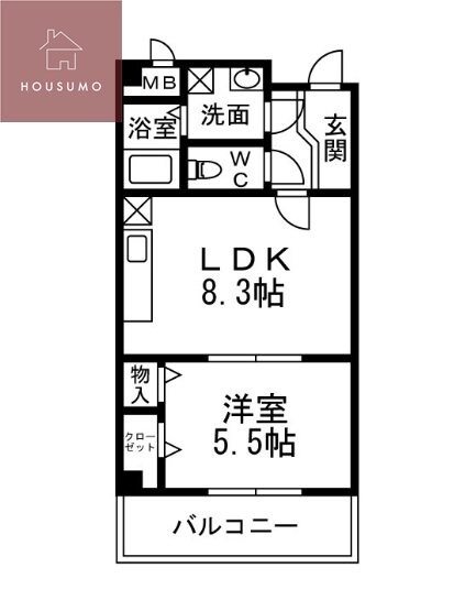 モアナコートの物件間取画像