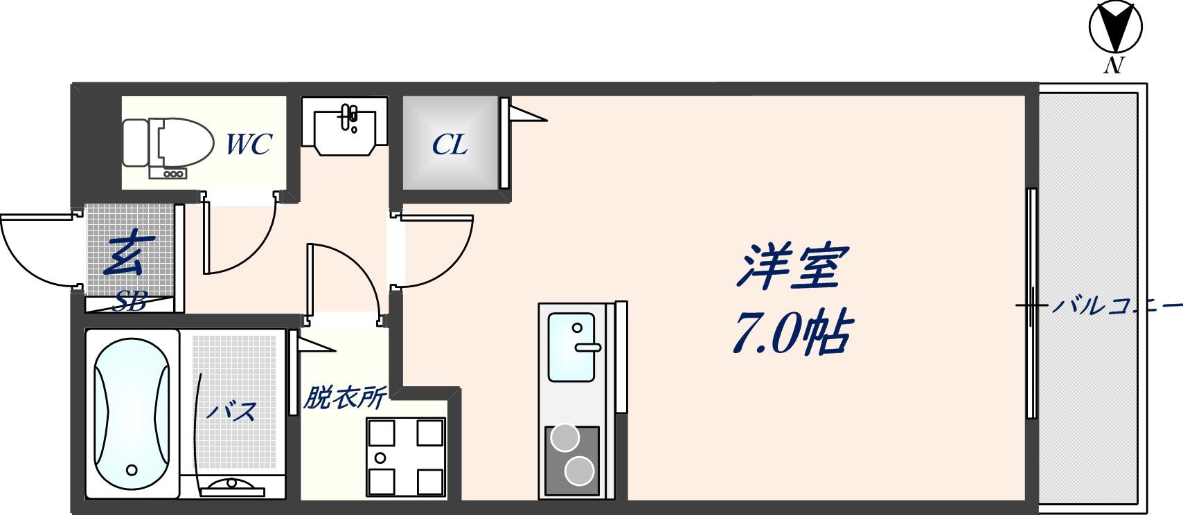 ウエストランドKの物件間取画像