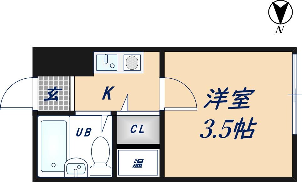 瓢箪山駅 徒歩7分 3階の物件間取画像