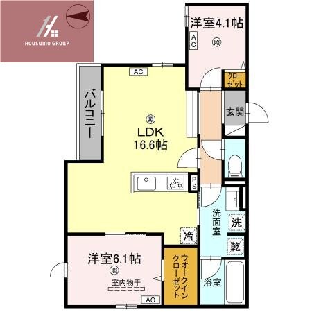 TORISIA平野西Ⅰの物件間取画像
