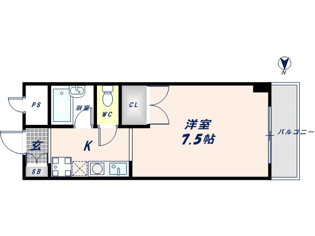 コートイレブンの物件間取画像