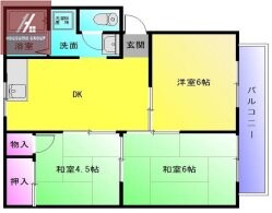 プチシャンテの物件間取画像