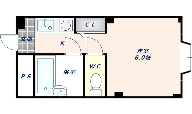 弥刀駅 徒歩3分 3階の物件間取画像